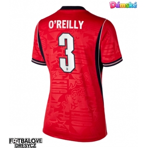 Anglie Nico O'Reilly #3 Dámské Venkovní Dres MS 2026 Krátký Rukáv Anglie Nico O'Reilly #3 Dámské Venkovní Dres MS 2026 Krátký Rukáv